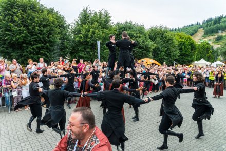 Korowód 56.Tygodnia Kultury Beskidzkie